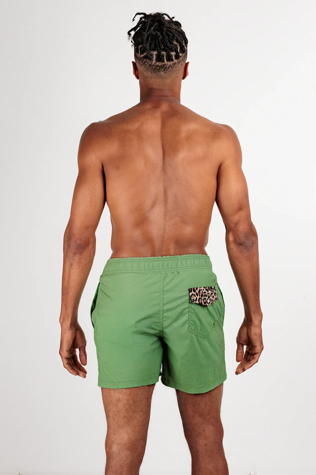 Short Homme Palm Panther (Vert)